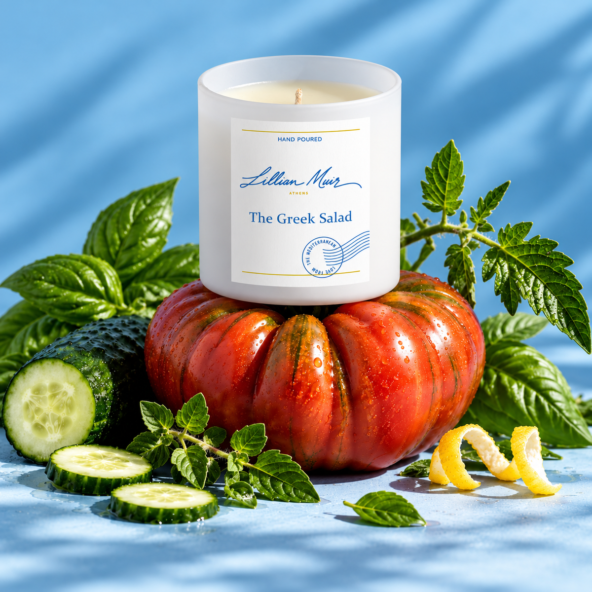 The Greek Salad Candle